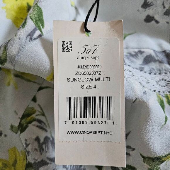 NWT 100% silk Cinq a Sept dress - Picture 4 of 5
